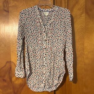 Maeve Anthropologie Multicolor Blouse 4 EUC